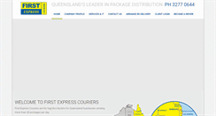Desktop Screenshot of firstexpresscouriers.com